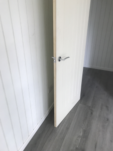 Partition with door