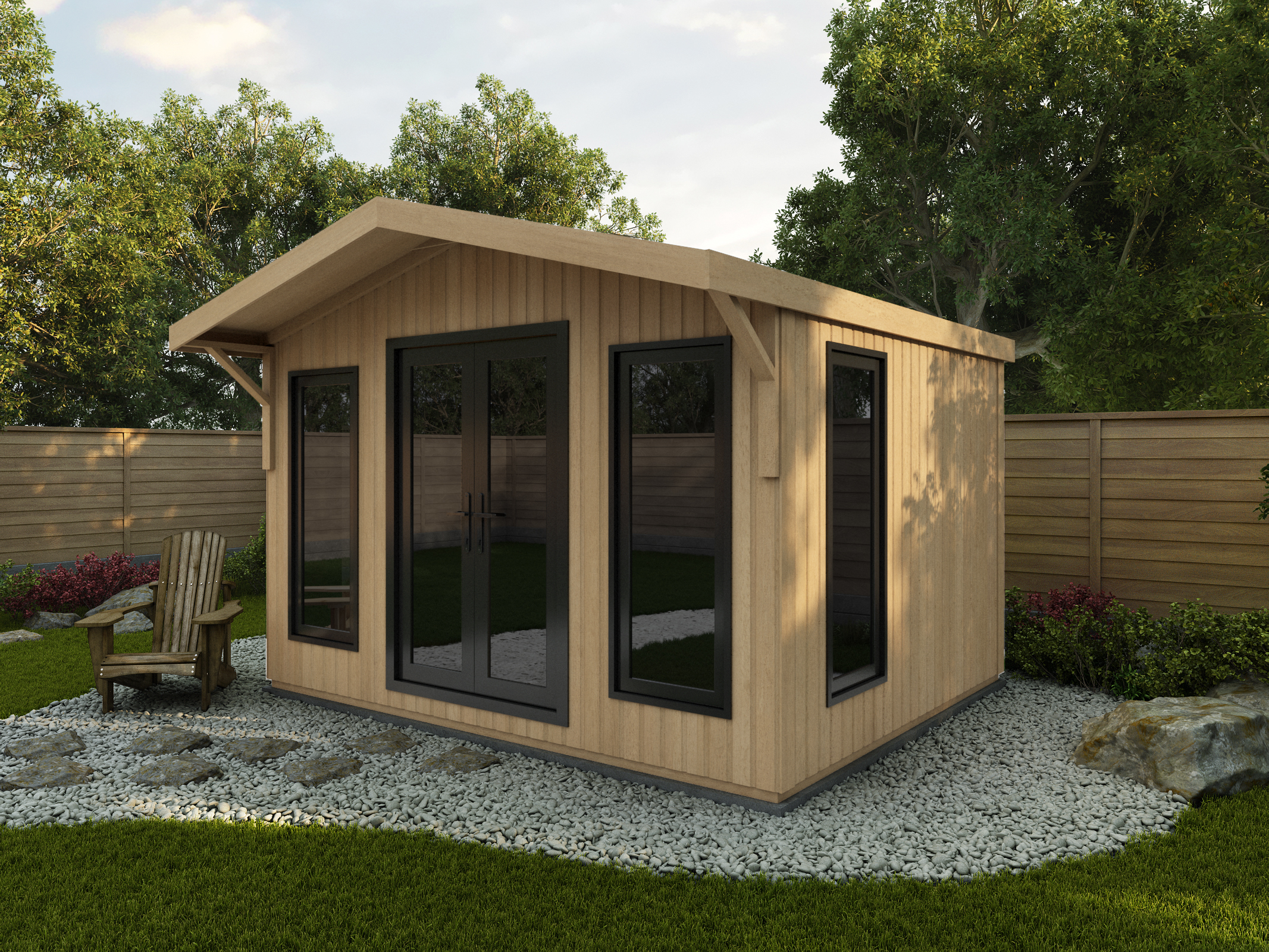 Lydian Elite Garden Room with Glass Doors & Windows
