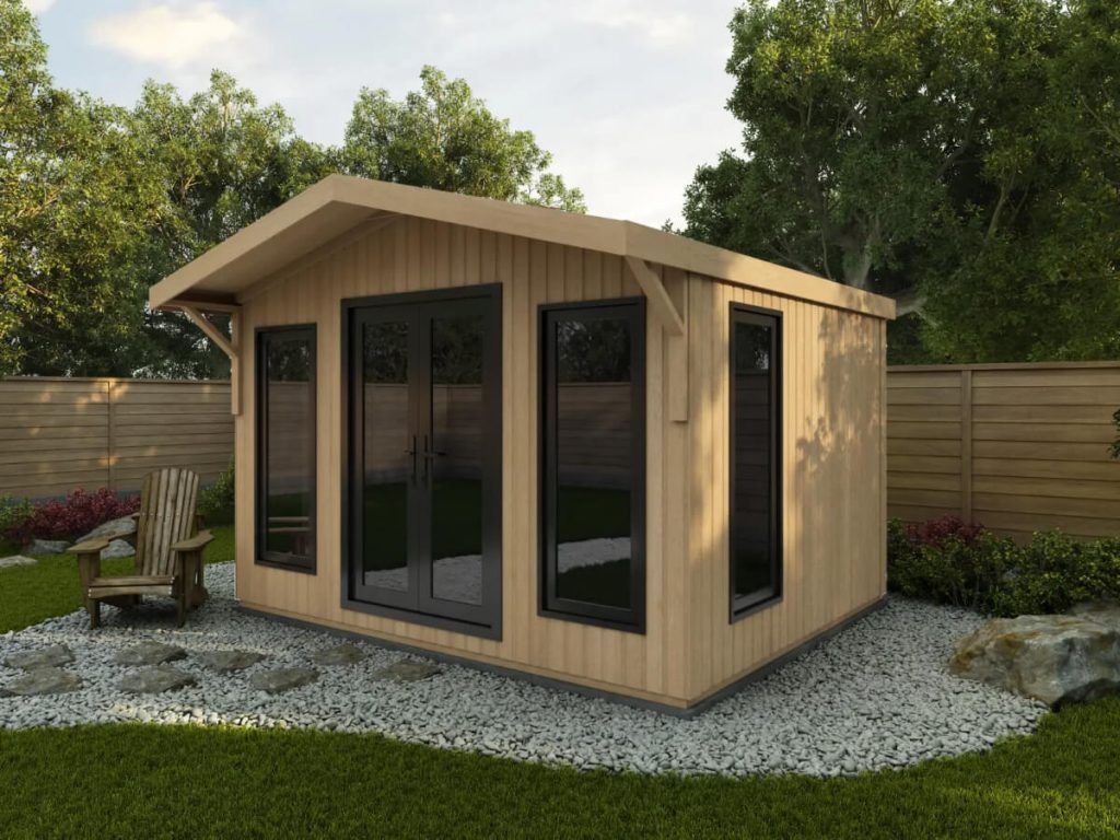 Pressure treated timber garden cladding ideas