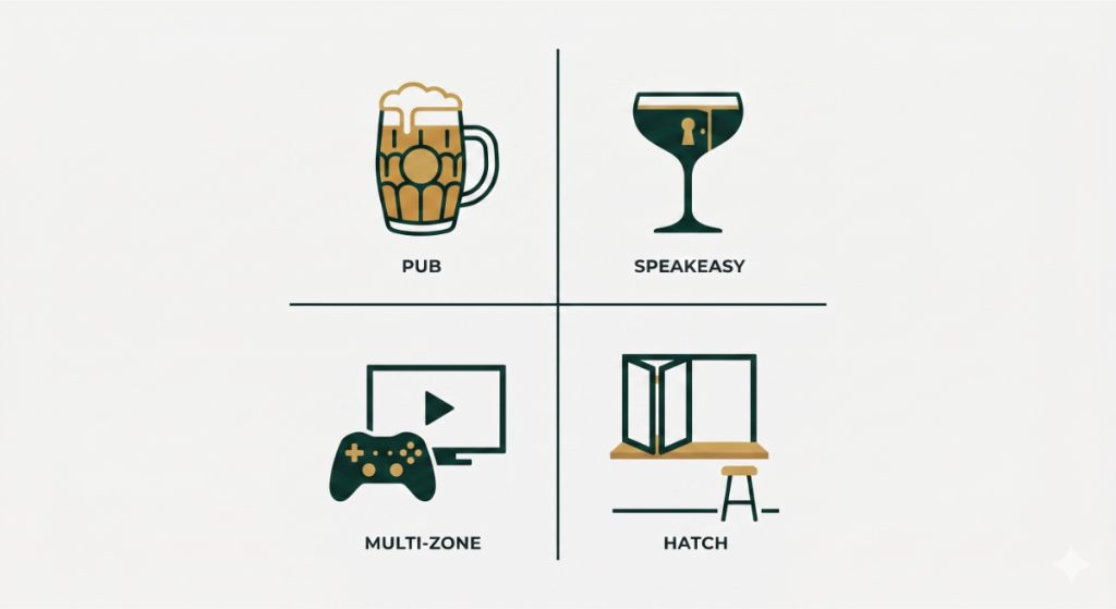 Garden room bar ideas