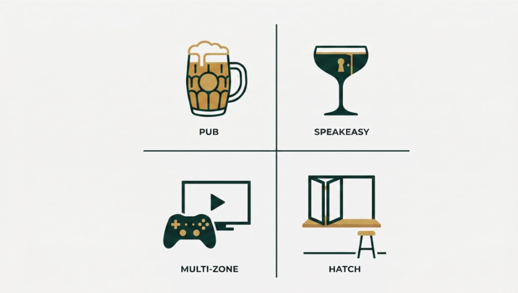 Garden room bar ideas