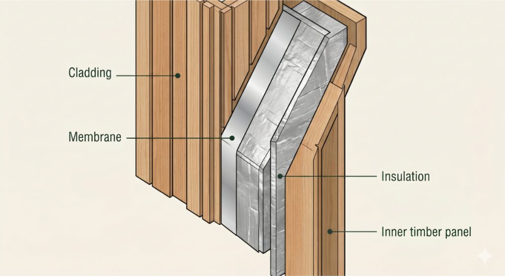 Insulated garden workshop