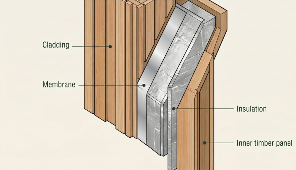 Insulated garden workshop
